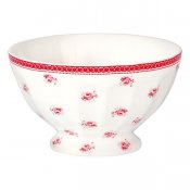 Skål French bowl Lucia white L GreenGate