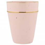 Cup pale pink with gold från Greengate finns hos halloncollection.se