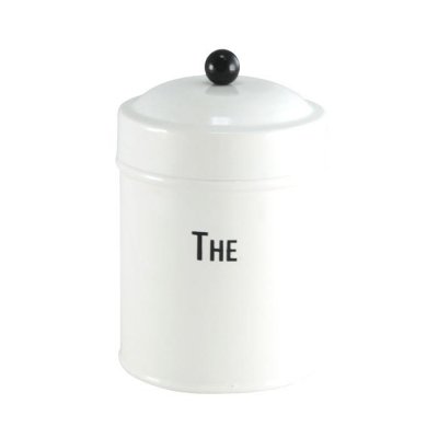 Plåtburk the vit/svart Strömshaga