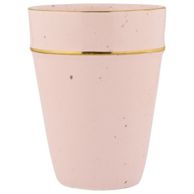 Cup pale pink with gold från Greengate finns hos halloncollection.se