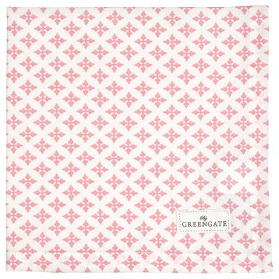 Duk/napkin Sasha peach från Greengate finns hos halloncollection.se